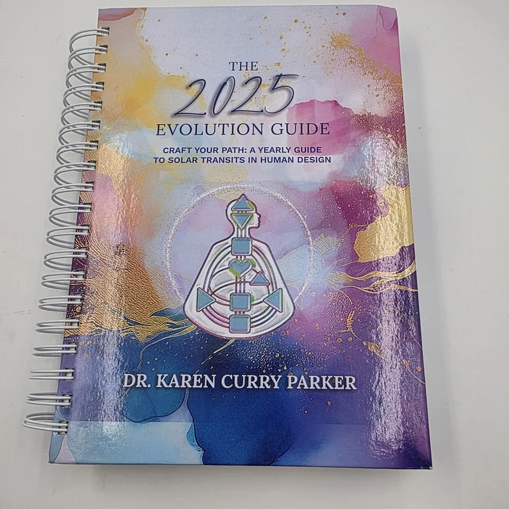 2025 Quantum Human Design Evolution Guide Karen Curry Parker Spiral Bound O3